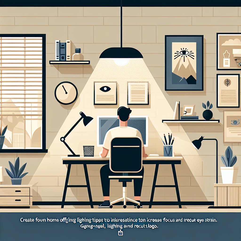Home Office Lighting Tips to Boost Focus and Reduce Eye Strain